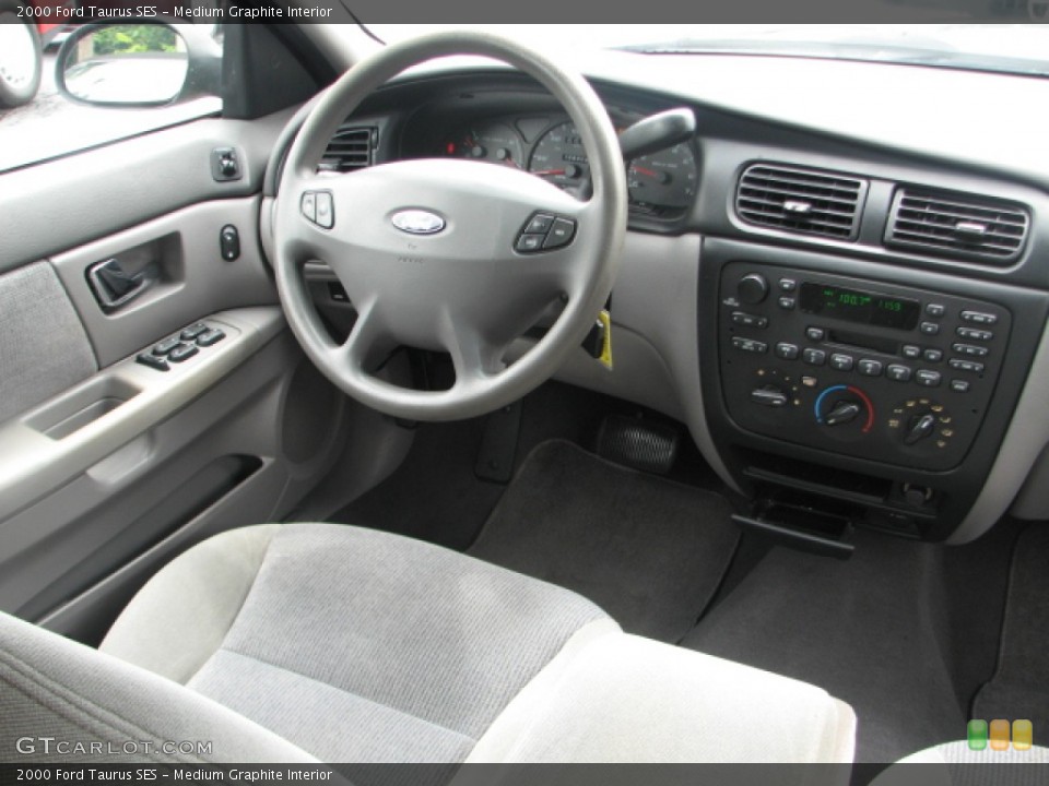 Medium Graphite Interior Dashboard for the 2000 Ford Taurus SES #53475646