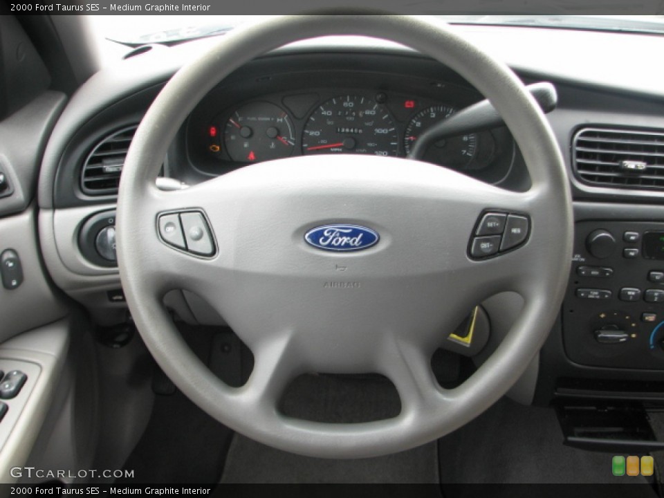 Medium Graphite Interior Steering Wheel for the 2000 Ford Taurus SES #53475661