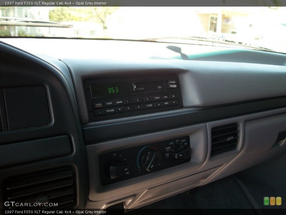 Opal Grey Interior Audio System for the 1997 Ford F350 XLT Regular Cab 4x4 #53475886