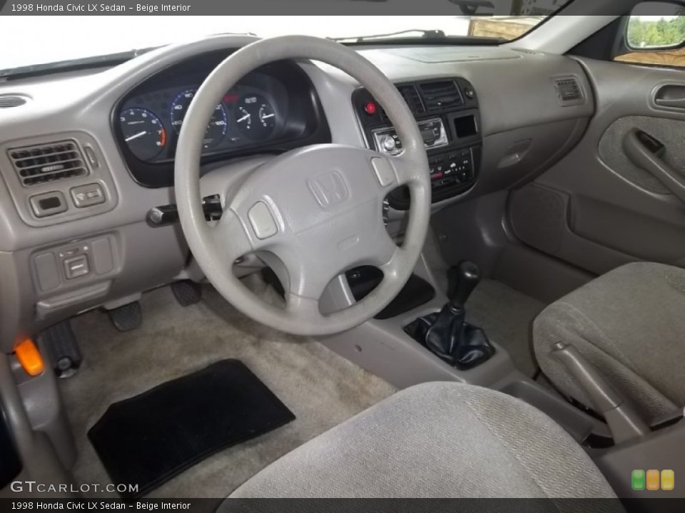 Beige Interior Photo for the 1998 Honda Civic LX Sedan #53476213