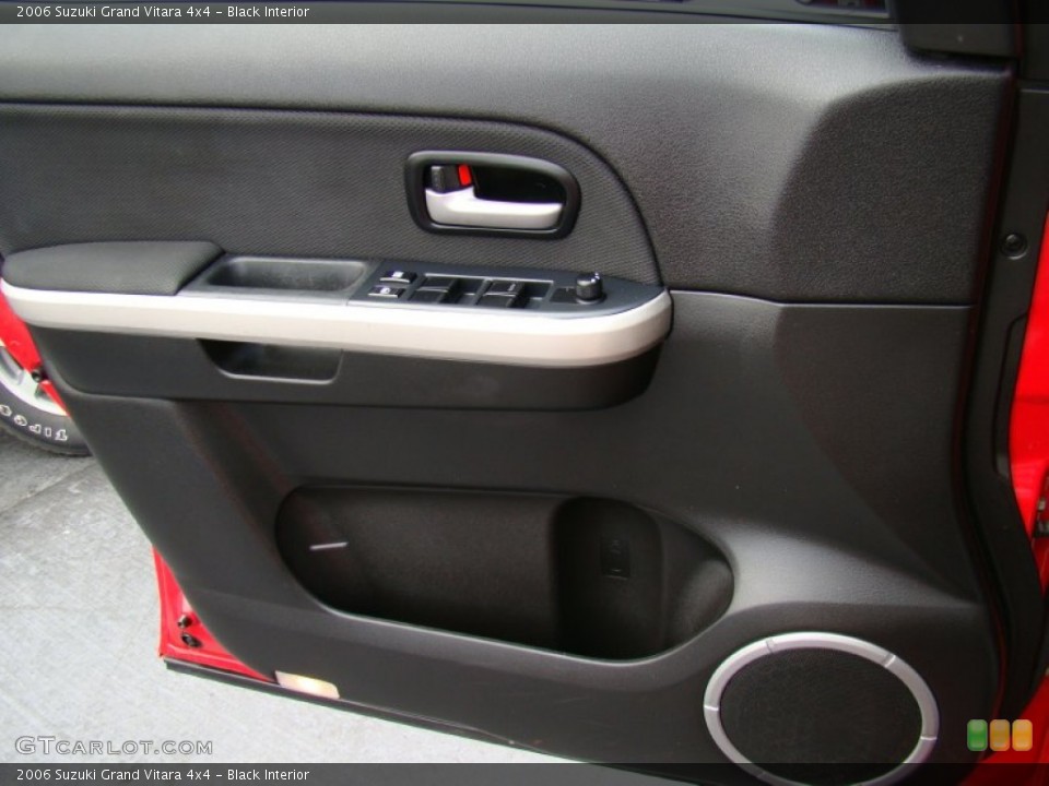 Black Interior Door Panel for the 2006 Suzuki Grand Vitara 4x4 #53477290