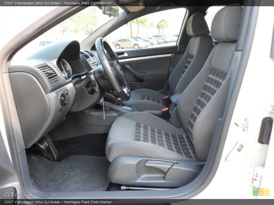 Interlagos Plaid Cloth Interior Photo for the 2007 Volkswagen Jetta GLI Sedan #53477355