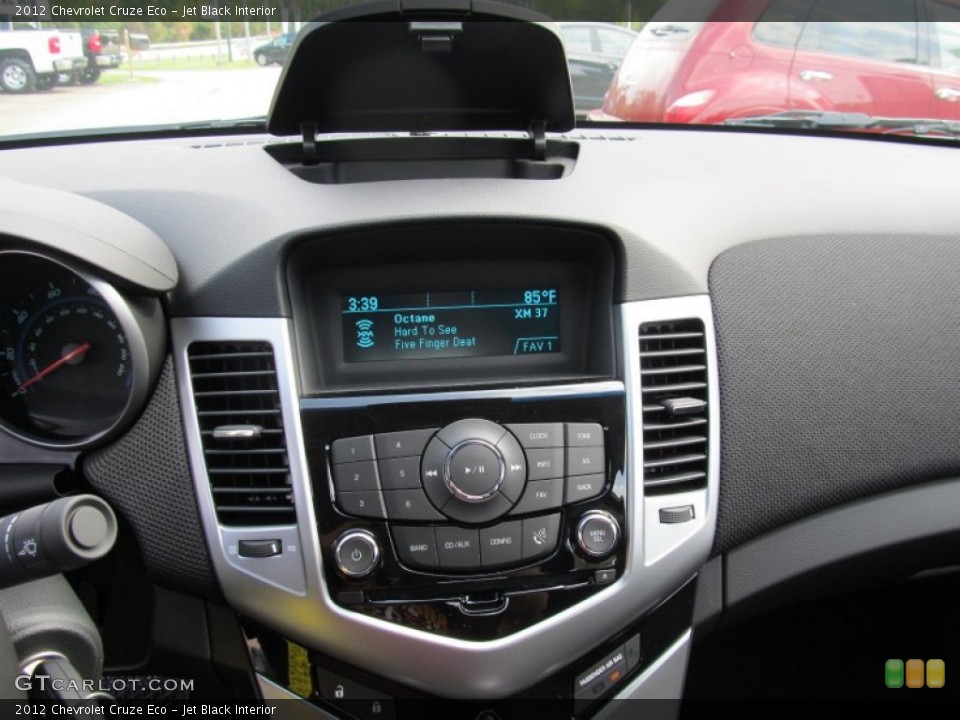 Jet Black Interior Controls for the 2012 Chevrolet Cruze Eco #53477915