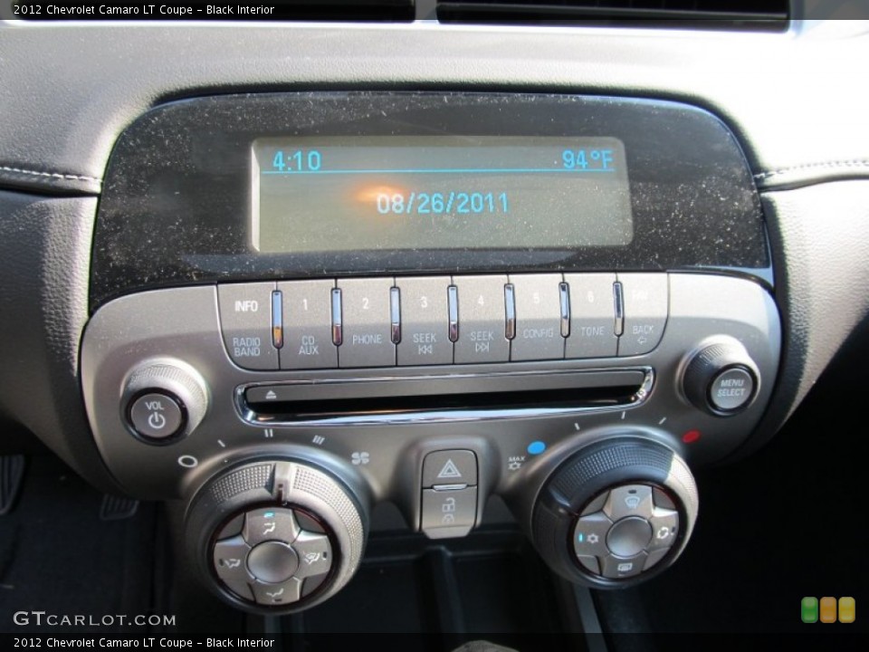 Black Interior Audio System for the 2012 Chevrolet Camaro LT Coupe #53478331