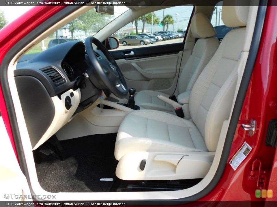 Cornsilk Beige Interior Photo for the 2010 Volkswagen Jetta Wolfsburg Edition Sedan #53478976