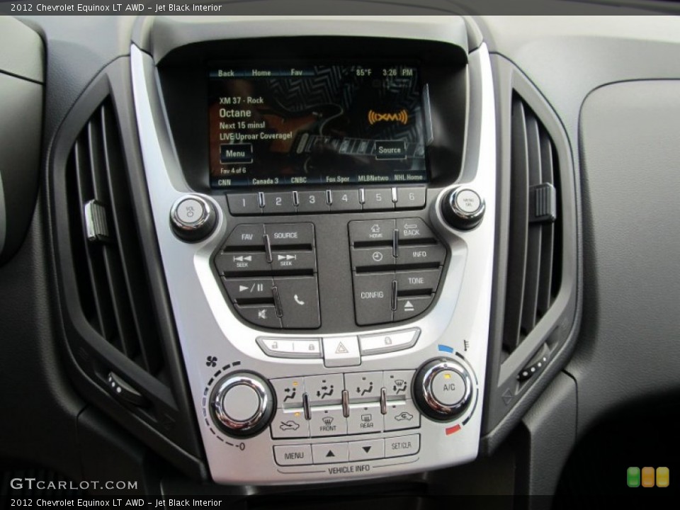 Jet Black Interior Audio System for the 2012 Chevrolet Equinox LT AWD #53479288