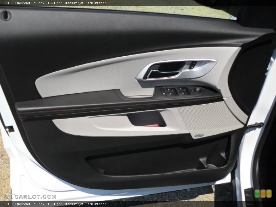Light Titanium/Jet Black Interior Door Panel for the 2012 Chevrolet Equinox LT #53479963