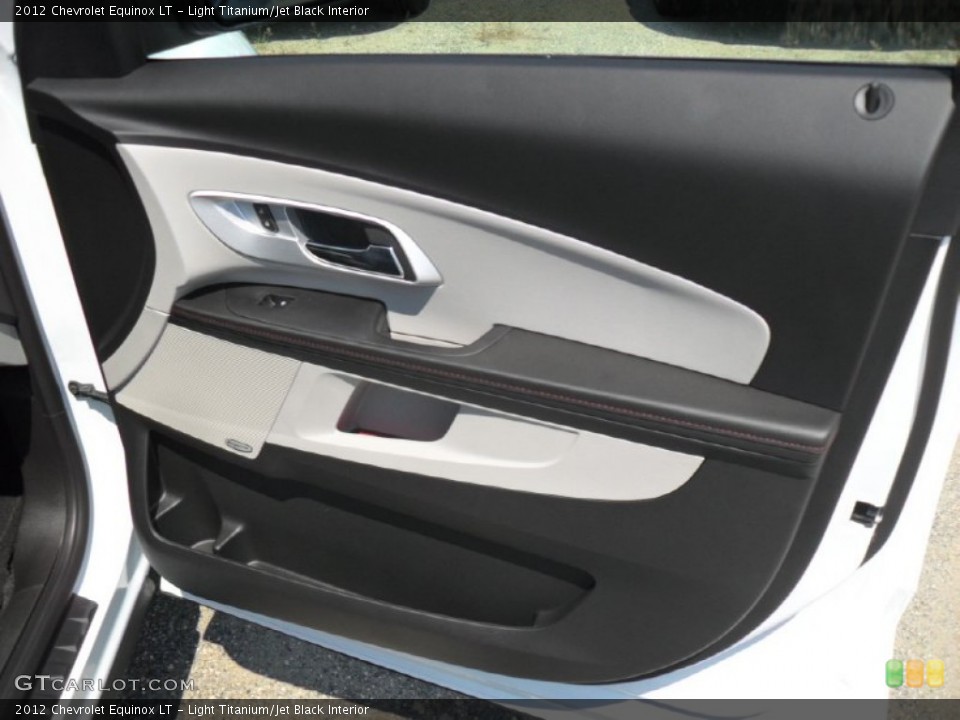 Light Titanium/Jet Black Interior Door Panel for the 2012 Chevrolet Equinox LT #53480155