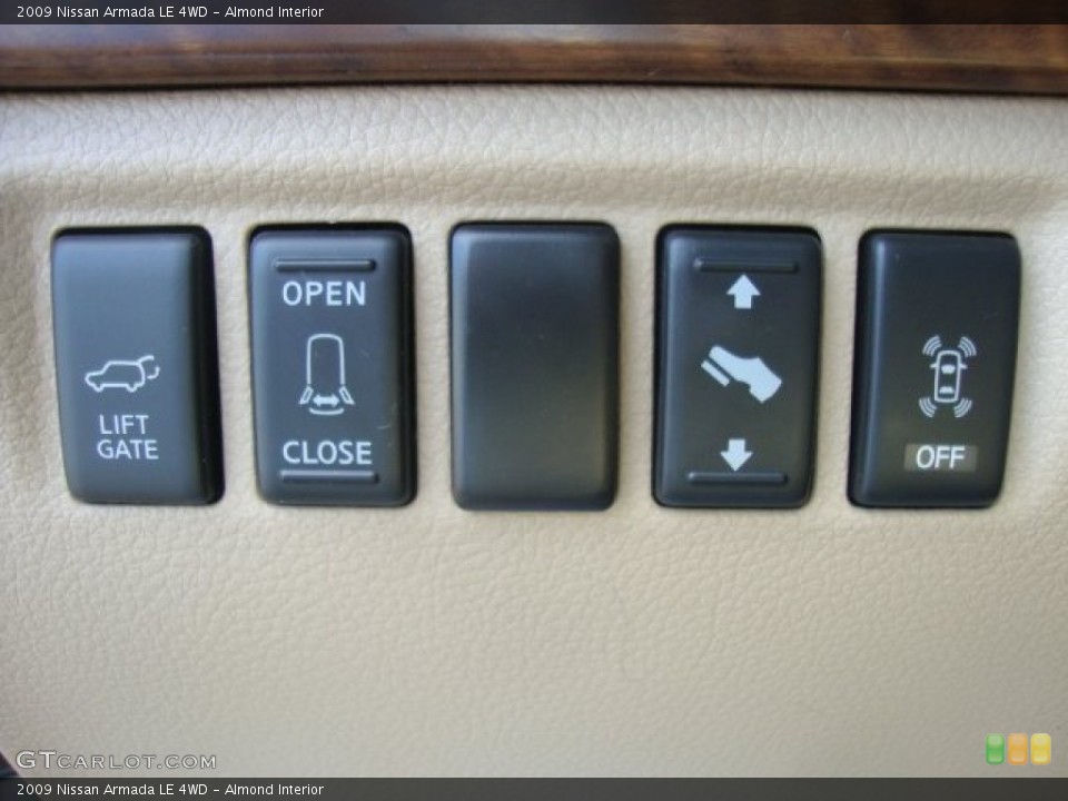 Almond Interior Controls for the 2009 Nissan Armada LE 4WD #53480544