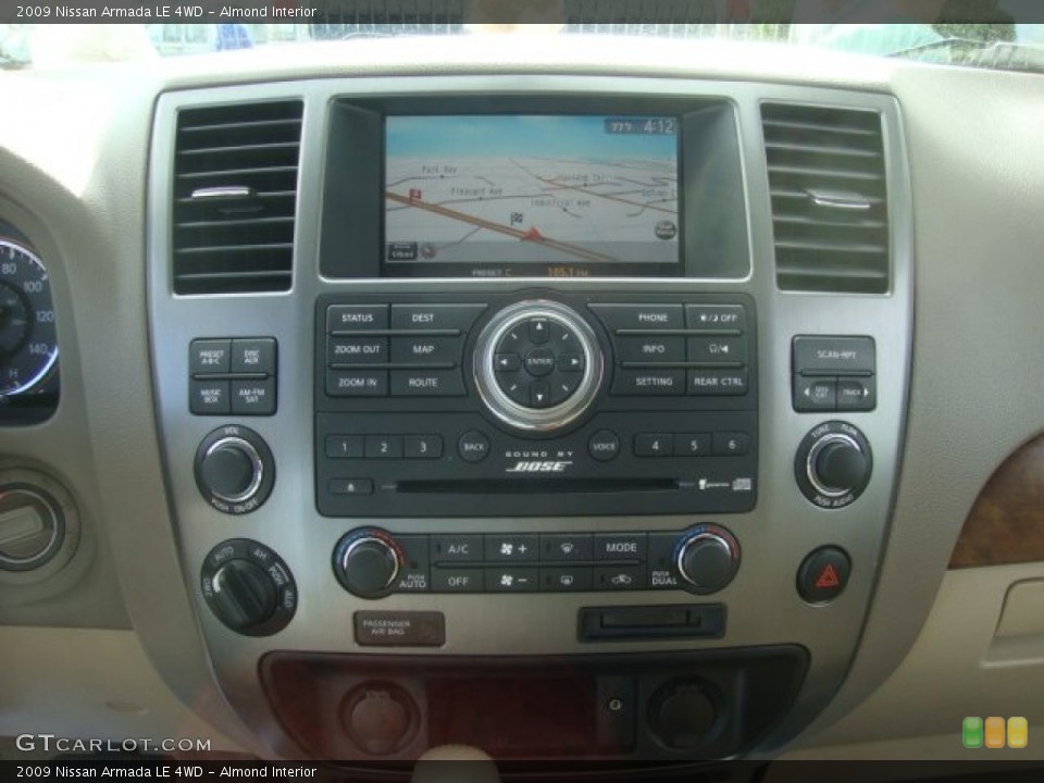 Almond Interior Controls for the 2009 Nissan Armada LE 4WD #53480599