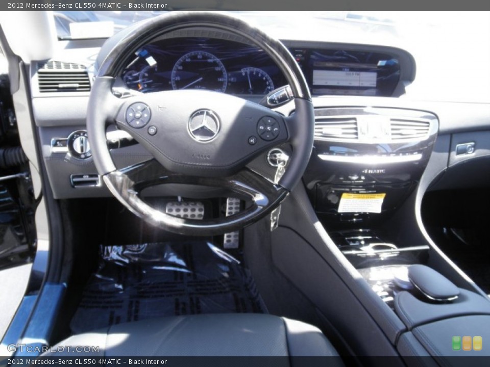 Black Interior Dashboard for the 2012 Mercedes-Benz CL 550 4MATIC #53480604