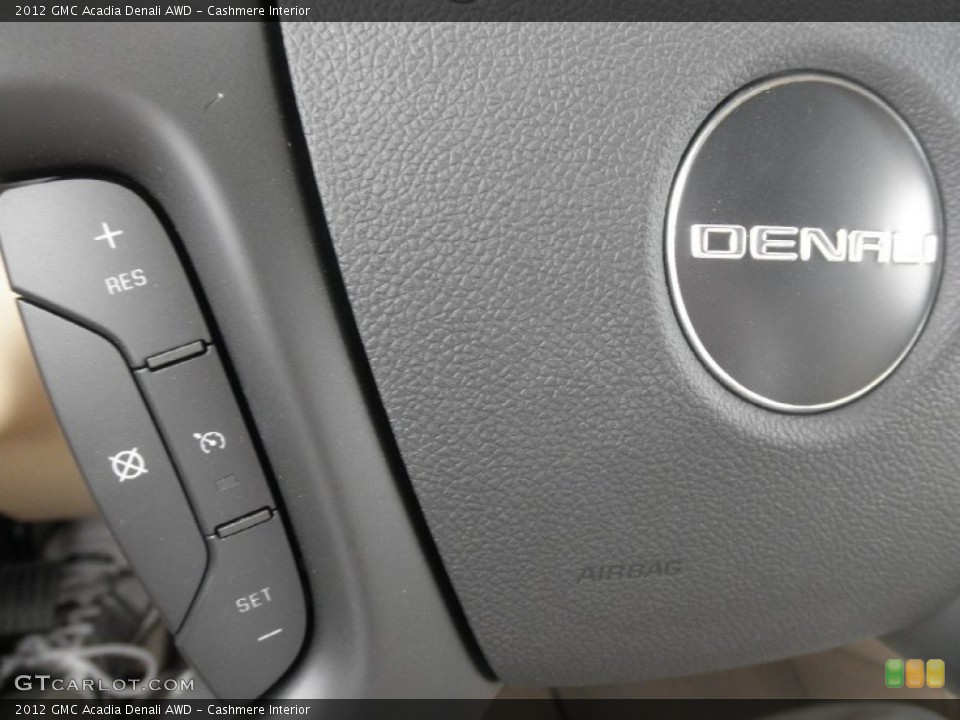 Cashmere Interior Controls for the 2012 GMC Acadia Denali AWD #53480965