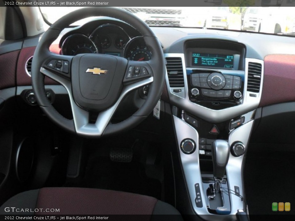 Jet Black/Sport Red Interior Dashboard for the 2012 Chevrolet Cruze LT/RS #53481189