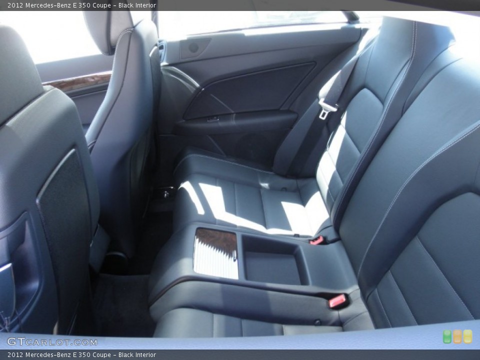 Black Interior Photo for the 2012 Mercedes-Benz E 350 Coupe #53481215