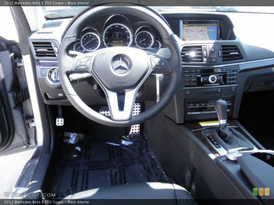 Black Interior Dashboard for the 2012 Mercedes-Benz E 350 Coupe #53481232