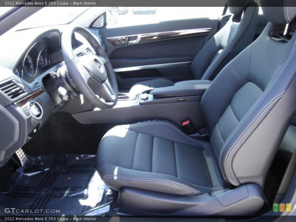 Black Interior Photo for the 2012 Mercedes-Benz E 350 Coupe #53481517