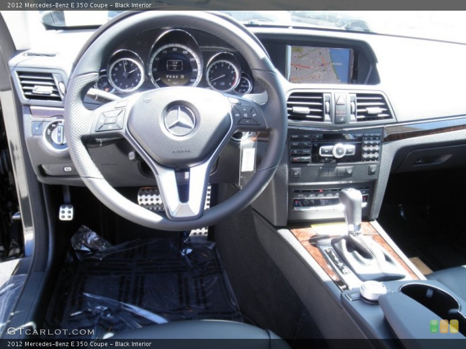 Black Interior Dashboard for the 2012 Mercedes-Benz E 350 Coupe #53481695