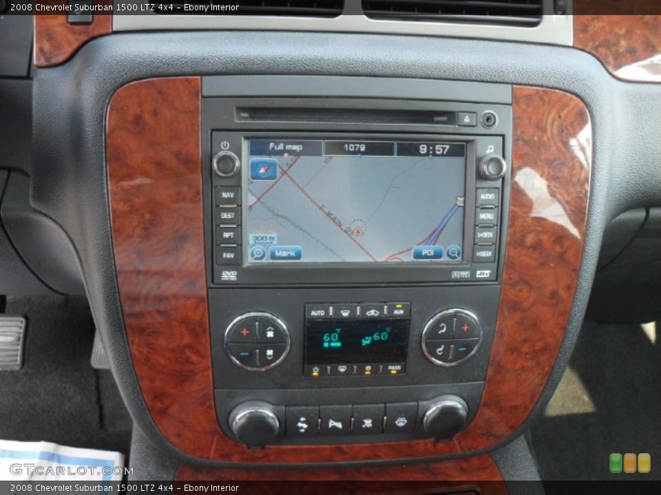 Ebony Interior Navigation for the 2008 Chevrolet Suburban 1500 LTZ 4x4 #53481920