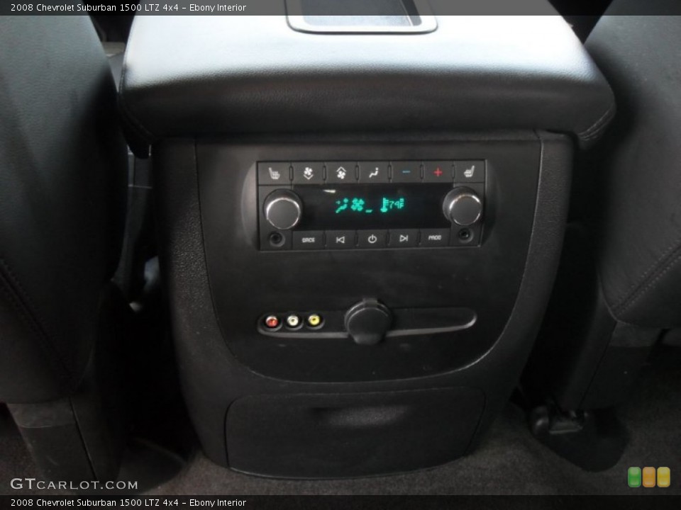 Ebony Interior Controls for the 2008 Chevrolet Suburban 1500 LTZ 4x4 #53481985