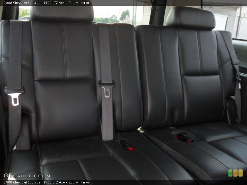Ebony Interior Photo for the 2008 Chevrolet Suburban 1500 LTZ 4x4 #53482057