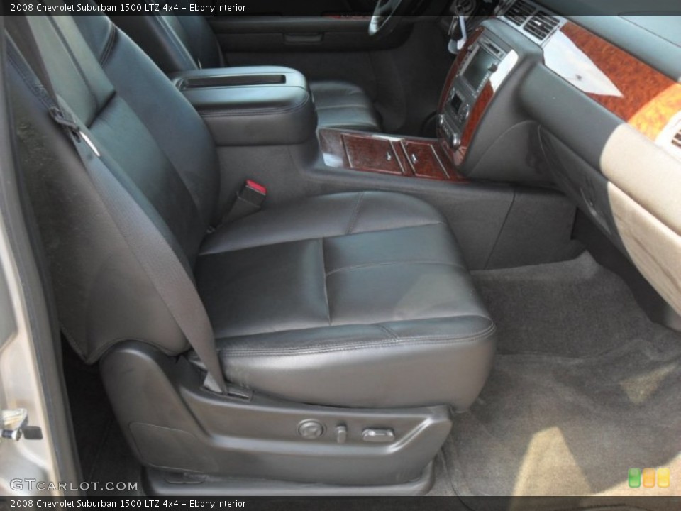 Ebony Interior Photo for the 2008 Chevrolet Suburban 1500 LTZ 4x4 #53482091