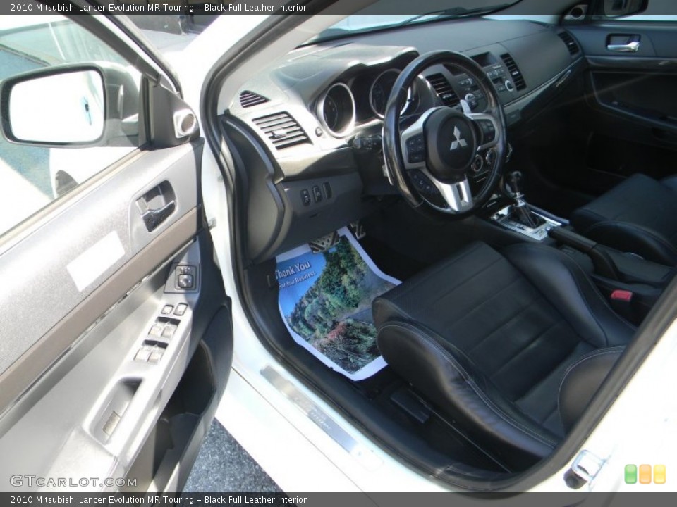 Black Full Leather Interior Photo for the 2010 Mitsubishi Lancer Evolution MR Touring #53484635
