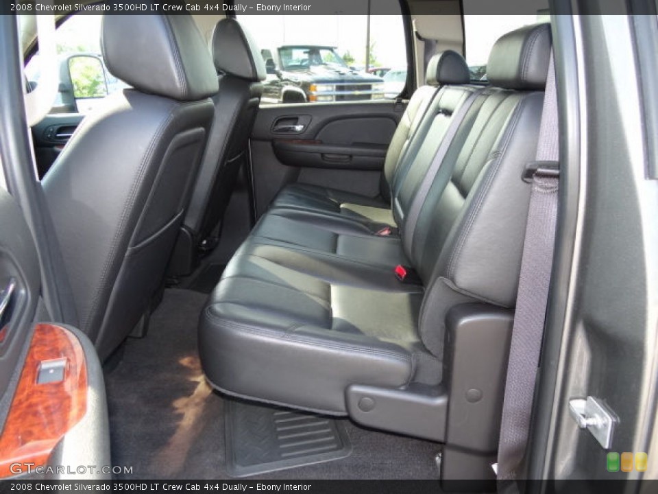 Ebony Interior Photo for the 2008 Chevrolet Silverado 3500HD LT Crew Cab 4x4 Dually #53486374