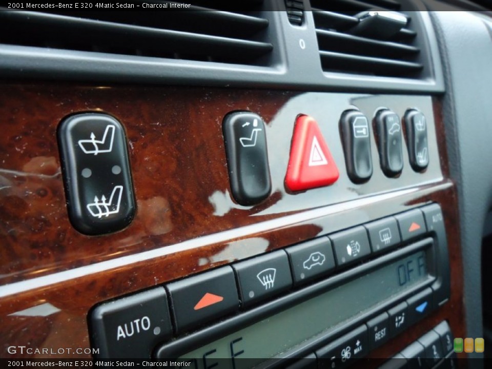 Charcoal Interior Controls for the 2001 Mercedes-Benz E 320 4Matic Sedan #53486926