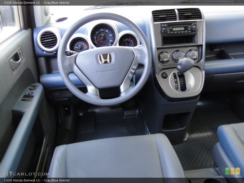 Gray/Blue Interior Dashboard for the 2006 Honda Element LX #53488524