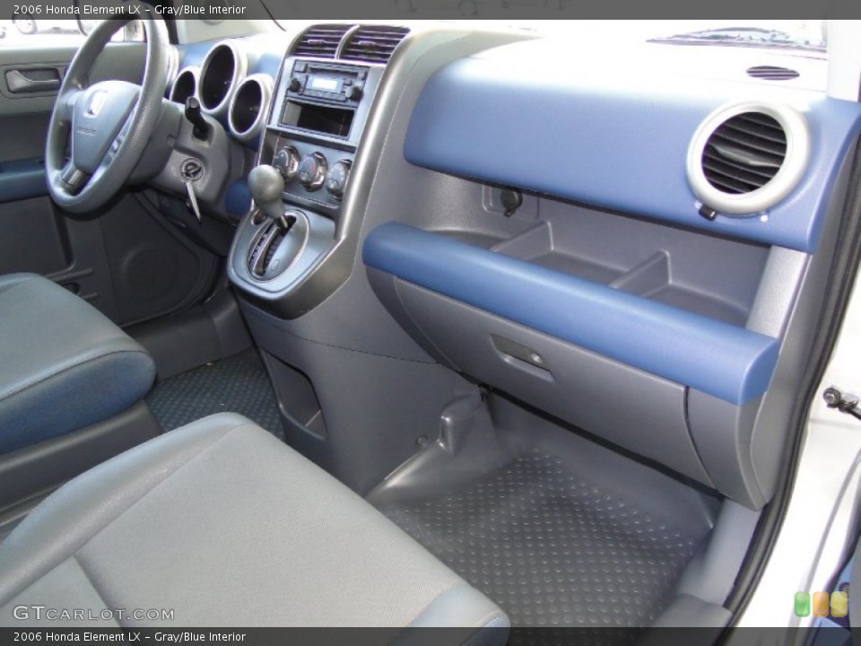 Gray/Blue Interior Dashboard for the 2006 Honda Element LX #53488594
