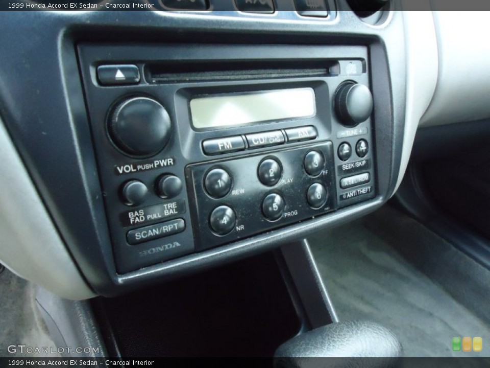 Charcoal Interior Audio System for the 1999 Honda Accord EX Sedan #53489140