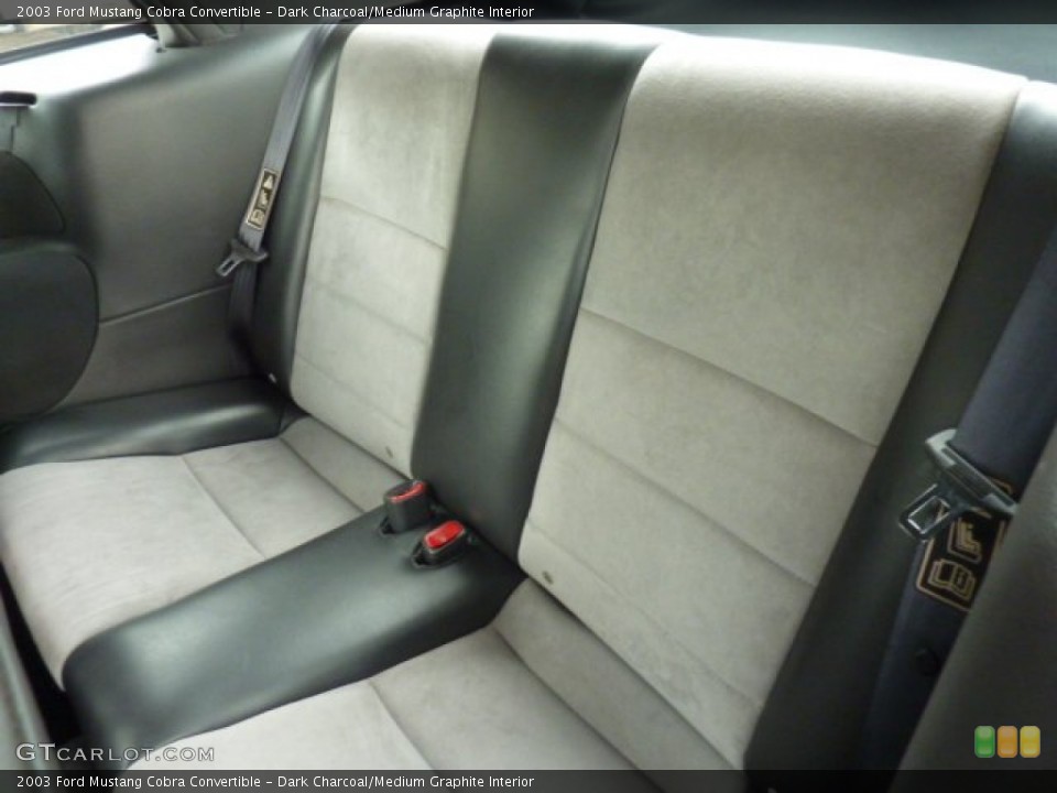 Dark Charcoal/Medium Graphite Interior Photo for the 2003 Ford Mustang Cobra Convertible #53489217