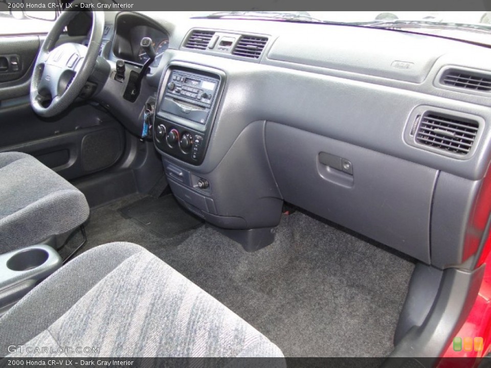 Dark Gray Interior Dashboard for the 2000 Honda CR-V LX #53489245