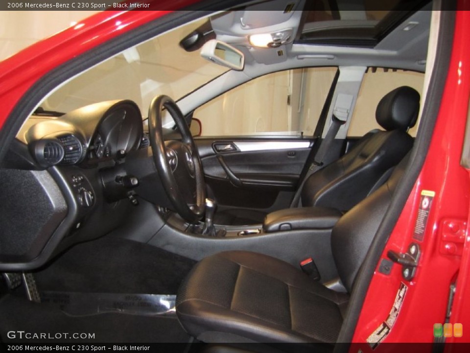 Black Interior Photo for the 2006 Mercedes-Benz C 230 Sport #53489275