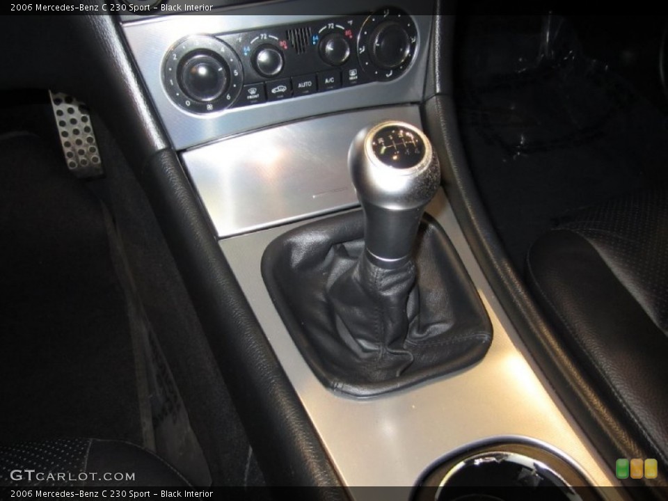 Black Interior Transmission for the 2006 Mercedes-Benz C 230 Sport #53489287