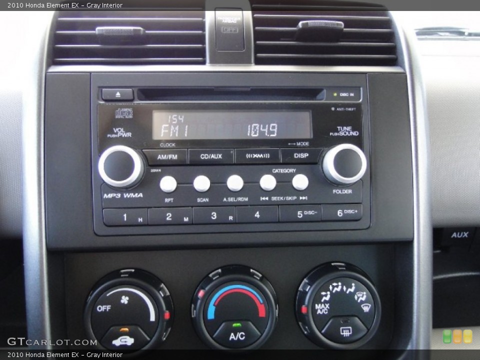 Gray Interior Controls for the 2010 Honda Element EX #53489738
