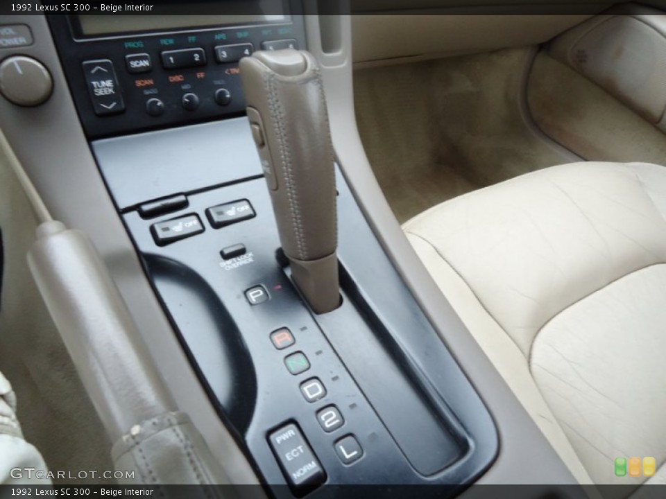 Beige Interior Transmission for the 1992 Lexus SC 300 #53490112