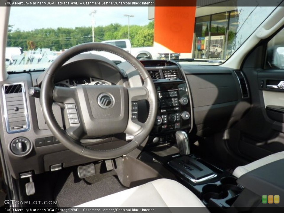 Cashmere Leather/Charcoal Black Interior Photo for the 2009 Mercury Mariner VOGA Package 4WD #53490432