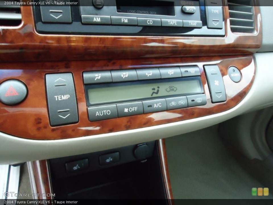Taupe Interior Controls for the 2004 Toyota Camry XLE V6 #53491788