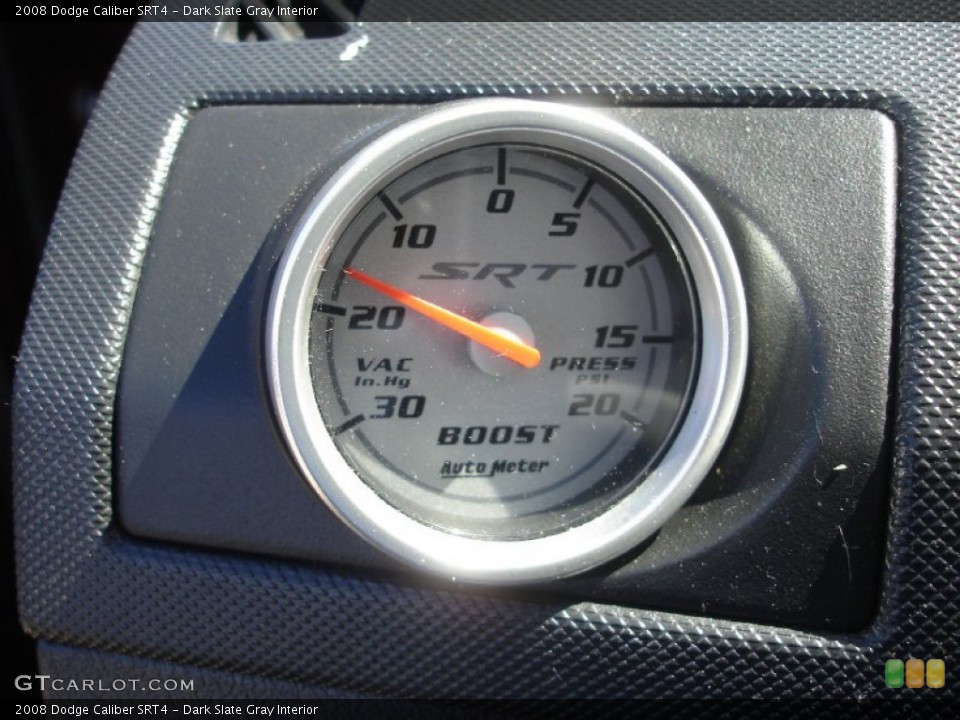 Dark Slate Gray Interior Gauges for the 2008 Dodge Caliber SRT4 #53492228