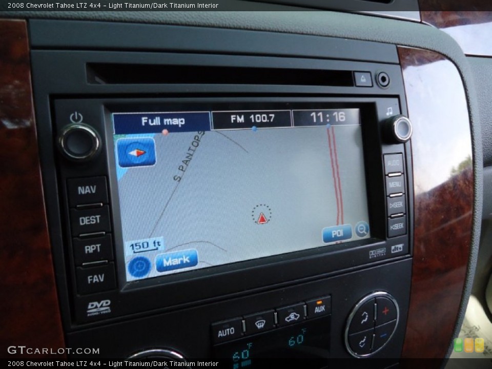 Light Titanium/Dark Titanium Interior Navigation for the 2008 Chevrolet Tahoe LTZ 4x4 #53493362
