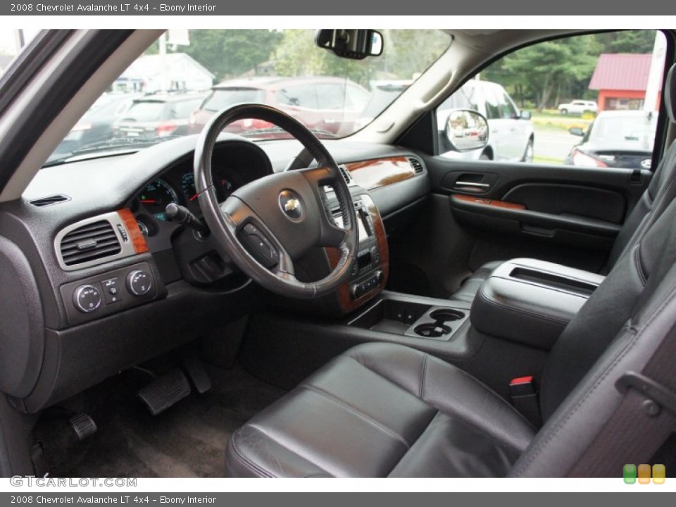 Ebony Interior Photo for the 2008 Chevrolet Avalanche LT 4x4 #53494727
