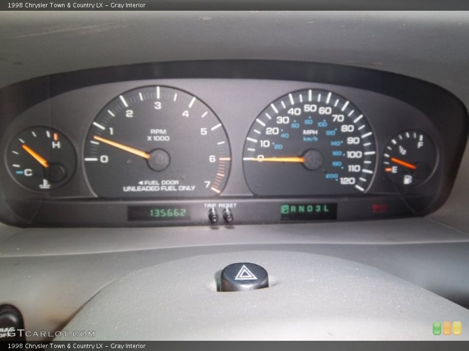Gray Interior Gauges for the 1998 Chrysler Town & Country LX #53495580