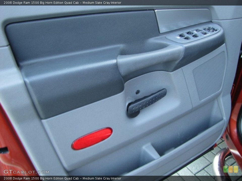 Medium Slate Gray Interior Door Panel for the 2008 Dodge Ram 1500 Big Horn Edition Quad Cab #53498994
