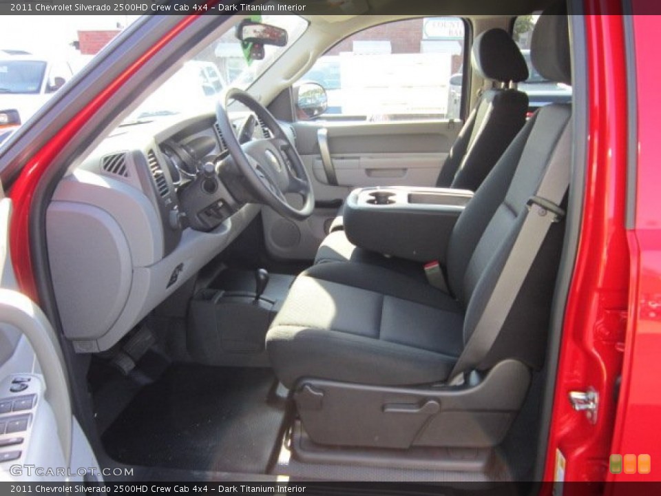 Dark Titanium Interior Photo for the 2011 Chevrolet Silverado 2500HD Crew Cab 4x4 #53499087