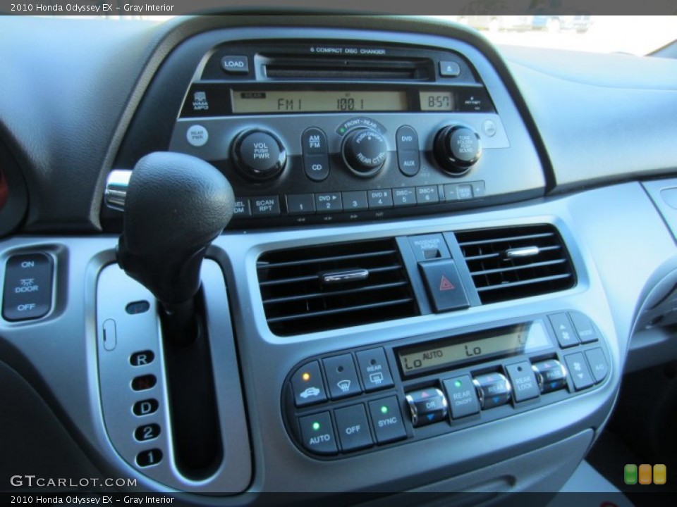 Gray Interior Controls for the 2010 Honda Odyssey EX #53499242