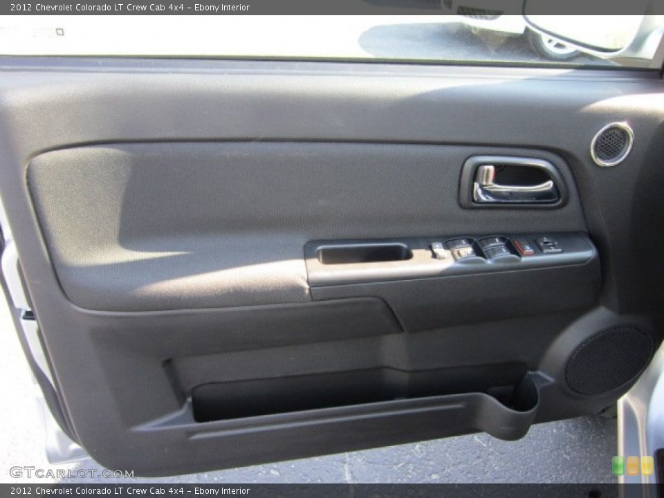 Ebony Interior Door Panel for the 2012 Chevrolet Colorado LT Crew Cab 4x4 #53499986