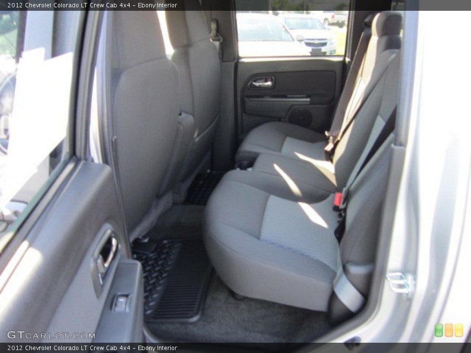 Ebony Interior Photo for the 2012 Chevrolet Colorado LT Crew Cab 4x4 #53500000