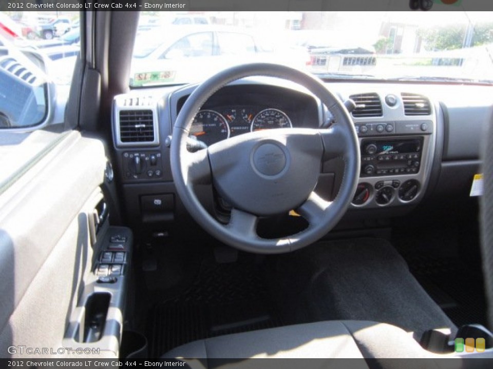 Ebony Interior Dashboard for the 2012 Chevrolet Colorado LT Crew Cab 4x4 #53500015
