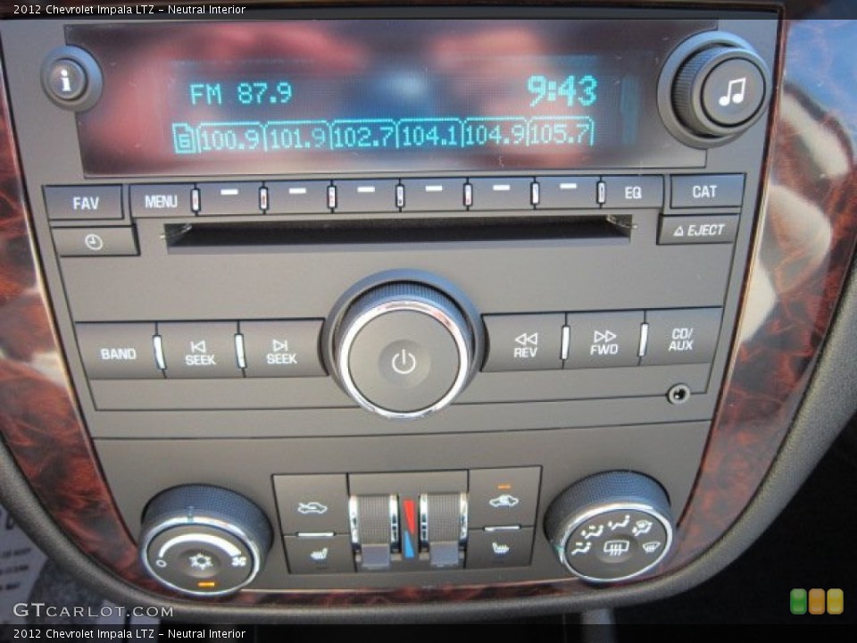 Neutral Interior Audio System for the 2012 Chevrolet Impala LTZ #53500638